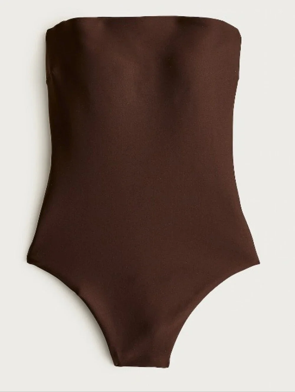 J. Crew Long-Torso Gemma one-piece in Classic Sculpt - Inky Espresso